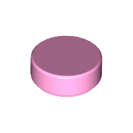 Placă netedă rotundă 1 X 1