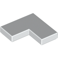 Placă netedă modificată 2 X 2 colţ
