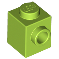 Cărămidă modificată 1 X 1 cu 1 Knob