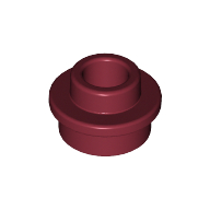 Placă rotundă 1 x 1 găurită