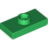 Placă netedă modificată 2 X 1 knob
