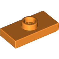 Placă netedă modificată 2 X 1 knob