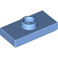 Placă netedă modificată 2 X 1 knob