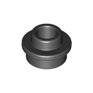 Placă rotundă 1 X 1 găurită