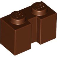 Cărămidă modificată 2 X 1 cu făgaş