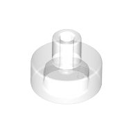 Placă netedă modificată 1 X 1 cu pin