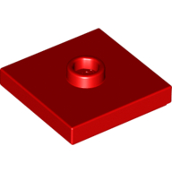 Placă netedă modificată 2 X 2 knob
