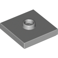 Placă netedă modificată 2 X 2 knob