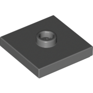 Placă netedă modificată 2 X 2 knob