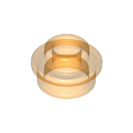 Placă rotundă 1 X 1 găurită