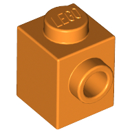 Cărămidă modificată 1 X 1 cu 1 Knob