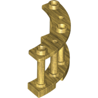 Gard 4 x 4 x 2 cu 3 stud - rotunjit