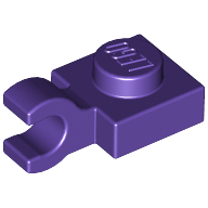 Placă 1 X 1 modificată cu clip vertical