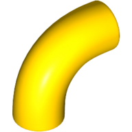 Cărămidă rotundă 1 X 1 tub 90 grade