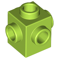 Cărămidă modificată 1 X 1 cu 4 Knobs