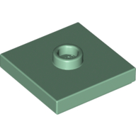 Placă netedă modificată 2 X 2 knob