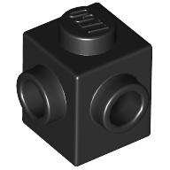 Cărămidă modificată 1 X 1 cu 2 Knobs alăturaţi