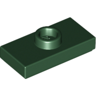 Placă netedă modificată 2 X 1 knob