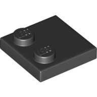 Placă netedă modificată 2 X 2 2 knob