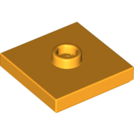Placă netedă modificată 2 X 2 knob