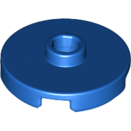Placă netedă rotundă 2 X 2 modificată cu stud deschis
