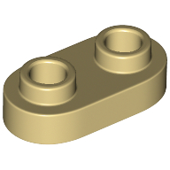 Placă 2 X 1 rotunjită