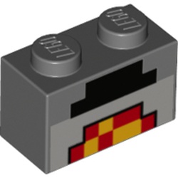 Cărămidă 1 X 2 decorată Minecraft