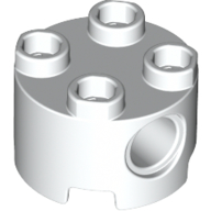 Cărămidă rotundă 2 X 2 cu gaură pin