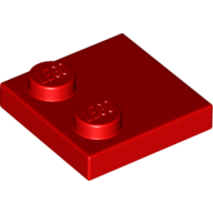 Placă netedă modificată 2 X 2 2 knob
