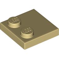 Placă netedă modificată 2 X 2 2 knob
