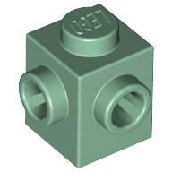 Cărămidă modificată 1 X 1 cu 2 Knobs alăturaţi
