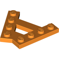 Placă modificată 4 X 1 unghi 45