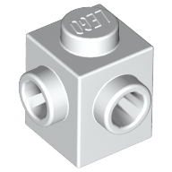 Cărămidă modificată 1 X 1 cu 2 Knobs alăturaţi