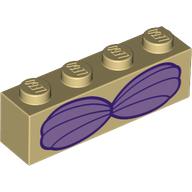 Cărămidă 1 X 4 decorată(scoică)