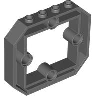 Panou 1 x 6 x 4 1/3 cu 4 găuri pin