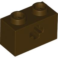 Cărămidă technic 1 X 2 cu gaură ax