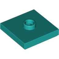 Placă netedă modificată 2 X 2 knob