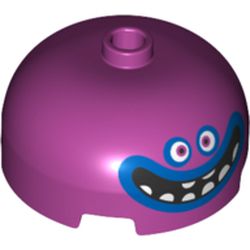 Cărămidă rotundă 3 x 3 x 1 1/3 cupolă decorată