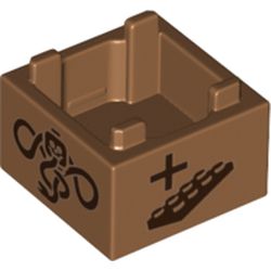 Container / cutie 2 x 2 x 1 decorată
