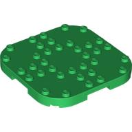 Placă modificată 8 X 8 cu colţuri rotunjite