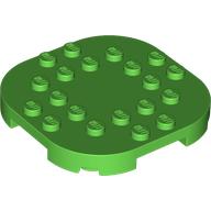 Placa modificata 6 X 6 cu colturi rotunjite