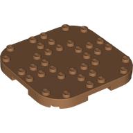 Placă modificată 8 X 8 cu colţuri rotunjite