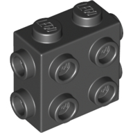 Cărămidă modificată 1 X 2 X 1 2/3 cu knoburi pe 3 laturi