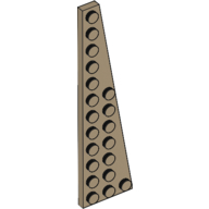 Placă 12 X 3 modificata unghi dreapta