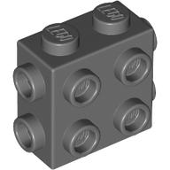 Cărămidă modificată 1 X 2 X 1 2/3 cu knoburi pe 3 laturi