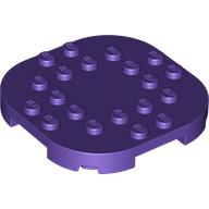 Placă modificată 6 X 6 X 2/3 cu colţuri rotunjite
