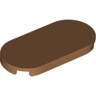 Placă netedă 2 x 4 Oval