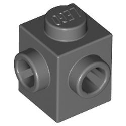 Cărămidă modificată 1 X 1 cu 2 Knobs alăturaţi