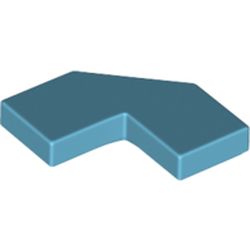 Placă netedă 2 X 2 modificată unghi drept