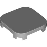 Placă netedă modificată 4 X 4 cu colţuri rotunjite
